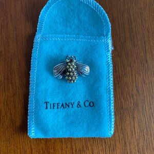 Tiffany & Co. Silver and Gold Bee Brooch